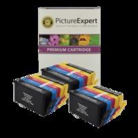 hp 364xl compatible black and colour ink cartridge 15 pack