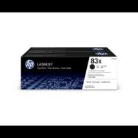 HP 83X (CF283XD) Original High Capacity Black Toner Cartridge Twinpack