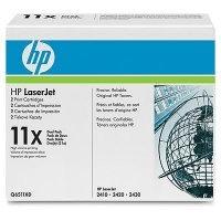 HP 11X ( Q6511XD ) Original Black Toner Cartridge Twinpack