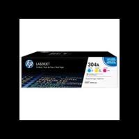 HP 304A ( CF372AM ) Original C/M/Y Toner Cartridge Pack