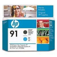 HP 91 ( C9460A ) Original Matte Black and Cyan Printhead