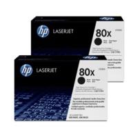 HP 80X ( CF280XD ) Original Black High Yield Toner Cartridge Twinpack