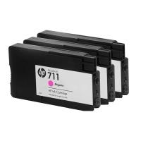 HP 711 ( CZ135A ) Original Magenta Ink Cartridge Tripack