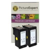 HP 339 ( C8767ee ) Compatible Maximum Capacity Black Ink Cartridge Twinpack