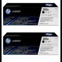 HP 305X (CE410XD) Original Black High Yield Toner Cartridge Twinpack