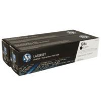 HP 126A ( CE310AD ) Original Black Toner Cartridge Twin Pack