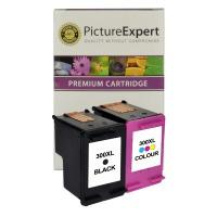 hp 300xl cc641ee cc644ee compatible high capacity black and colour ink ...