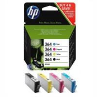 HP 364 ( N9J73AE ) Original Black and Colour 4 Ink Cartridge Pack