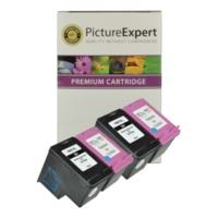 hp 901xl black and colour compatible ink cartridge 4 pack