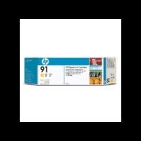 HP 91 ( C9485A ) Original 3 Pack Yellow Ink Cartridge