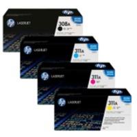 HP 308A/311A Original Black and Colour Toner Cartridge Pack (Q2670/Q2681/2/3)