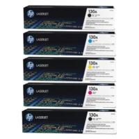 hp 130a cf350a cf351a cf352a cf353a original black and colour toner ca ...