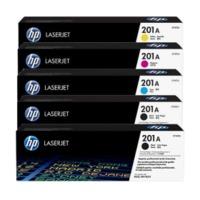 HP 201A (CF400A/401A/402A/403A) Original Black & Colour Toner Cartridge 5 Pack *£100 Cashback*