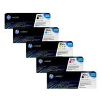 hp 304a cc530 cc531 cc533 cc532 original black and colour toner cartri ...