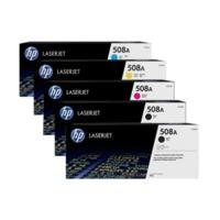 HP 508A (CF360A/61A/62A/63A) Original Black and Colour Toner Cartridge 5 Pack *£100 Cashback*