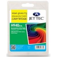 HP940XL C4907AE Cyan Remanufactured Ink Cartridge by JetTec H940CXL