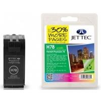 HP78 C6578AE Colour Remanufactured Ink Cartridge by JetTec H78