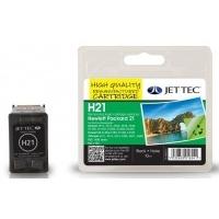 hp21 c9351ae black remanufactured ink cartridge by jettec h21