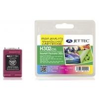 HP302XL F6U67AE Colour Remanufactured Ink Cartridge by JetTec - H302CXL