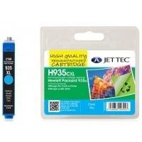 hp935xl cyan remanufactured ink cartridge by jettec h935cxl