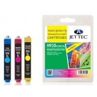 HP935XL Cyan/Magenta/Yellow Multipack Remanufactured Ink Cartridge by JetTec - H935CMYXL