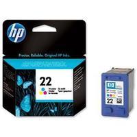 hp no 22 colour inkjet print cartridge 5ml