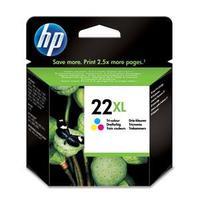 hp no 22xl tri colour ink cartridge 11ml