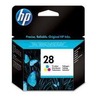 hp no 28 tri colour inkjet print cartridge 8 ml