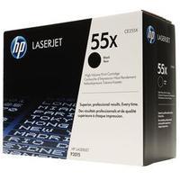 hp 55x black toner cartridge ce255x