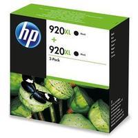 hp 920xl black ink cartridge twin pack