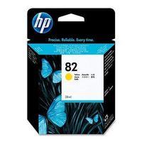 hp no 82 dye yellow ink cartridge 28ml