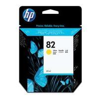 HP No. 82 Dye Yellow Ink Cartridge (69ml)