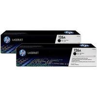 hp 126a black toner cartridge dual pack