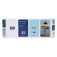 hp no 83 uv light cyan ink cartridge 680ml