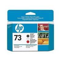 HP No. 73 Matte Black and Chromatic Red Printhead