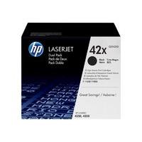 *HP 42X Black Dual Pack Toner Cartridge - Q5942XD