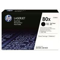 HP 80X Black Dual Pack Toner Cartridges - CF280XD