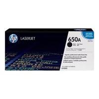 HP 650A Black Toner Cartridge - CE270A