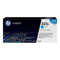 hp 307a cyan toner cartridge 7300 pages ce741a