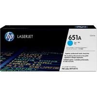 HP 651A Cyan Original Laserjet Toner Cartridge - CE341A