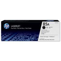 HP 85A Black Dual Pack Toner Cartridges - CE285AD