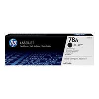 hp 78a black toner cartridge dual pack ce278ad