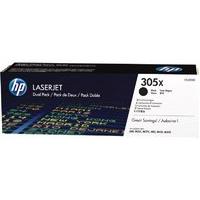 HP 305X Black Toner Cartridge - Dual Pack - CE410XD