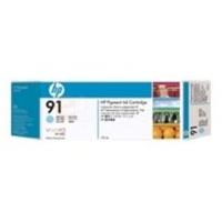 hp 91 775ml pigmented light cyan ink cartridge with vivera ink