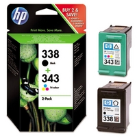 hp 338343 ink cartridge combo pack sd449ee