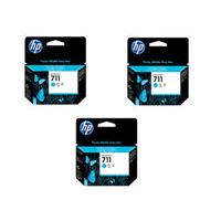 hp 711 3 pack cyan ink cartridge cz134a