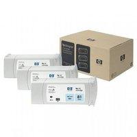 HP 81 680ml Light Cyan Ink Cartridge - 3 Pack