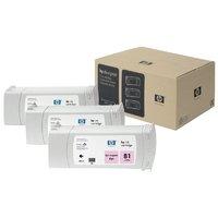 hp 81 light magenta ink cartridge 3 pack