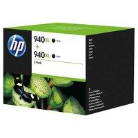 hp 940xl black ink cartridge dual pack d8j48ae