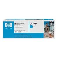 HP C4192A Cyan Toner Cartridge 6000 Pages